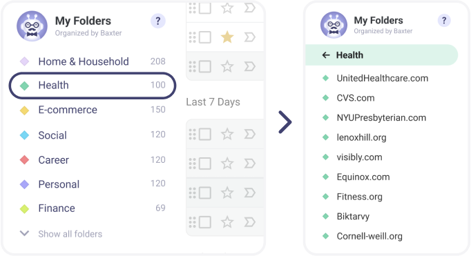 Two Baxter Extensions: Unsubscribe vs. Organizer & Unsubscribe